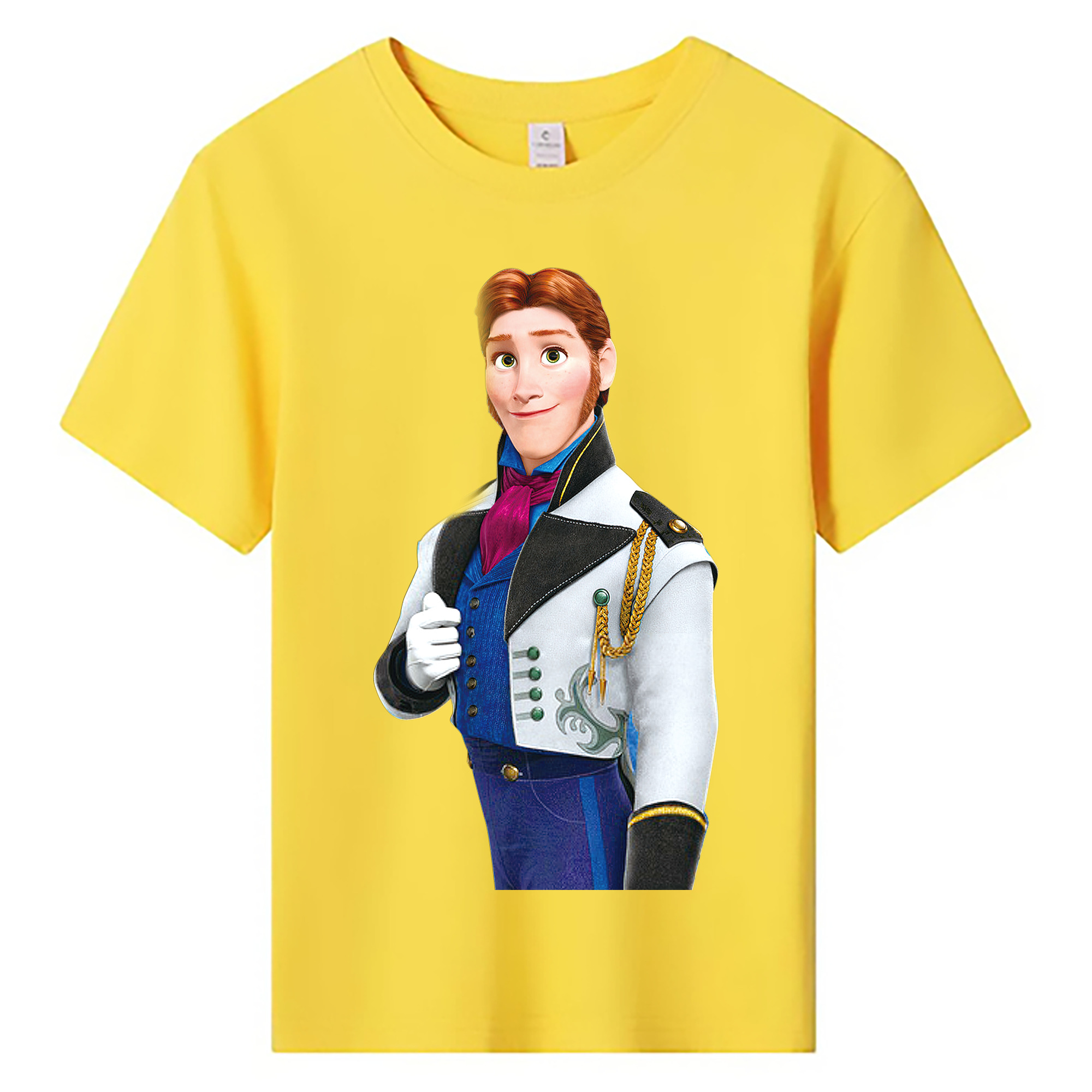 （画像用） アナと雪の女王 アンナ エルサ Frozen Anna Elsa 綿100％キッズTシャツ（フロントプリント）