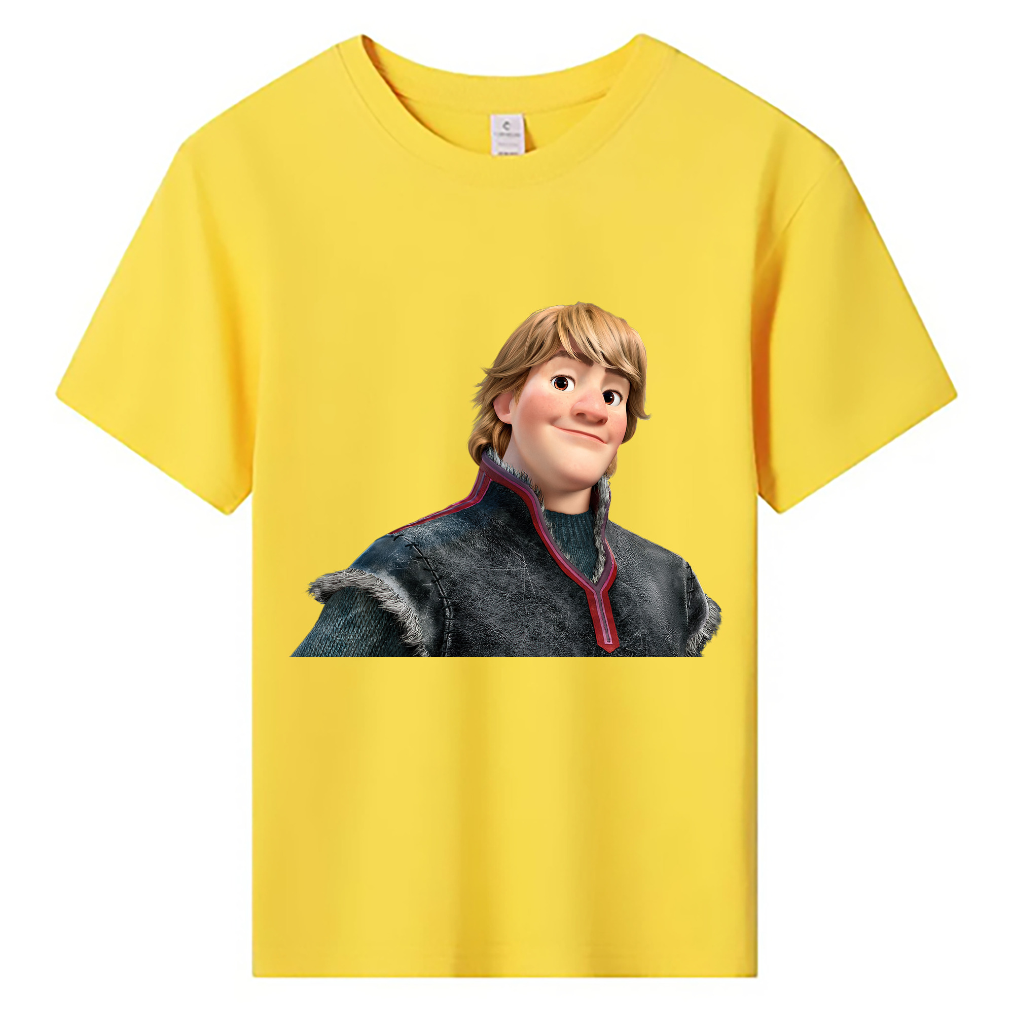 （画像用） アナと雪の女王 アンナ エルサ Frozen Anna Elsa 綿100％キッズTシャツ（フロントプリント）