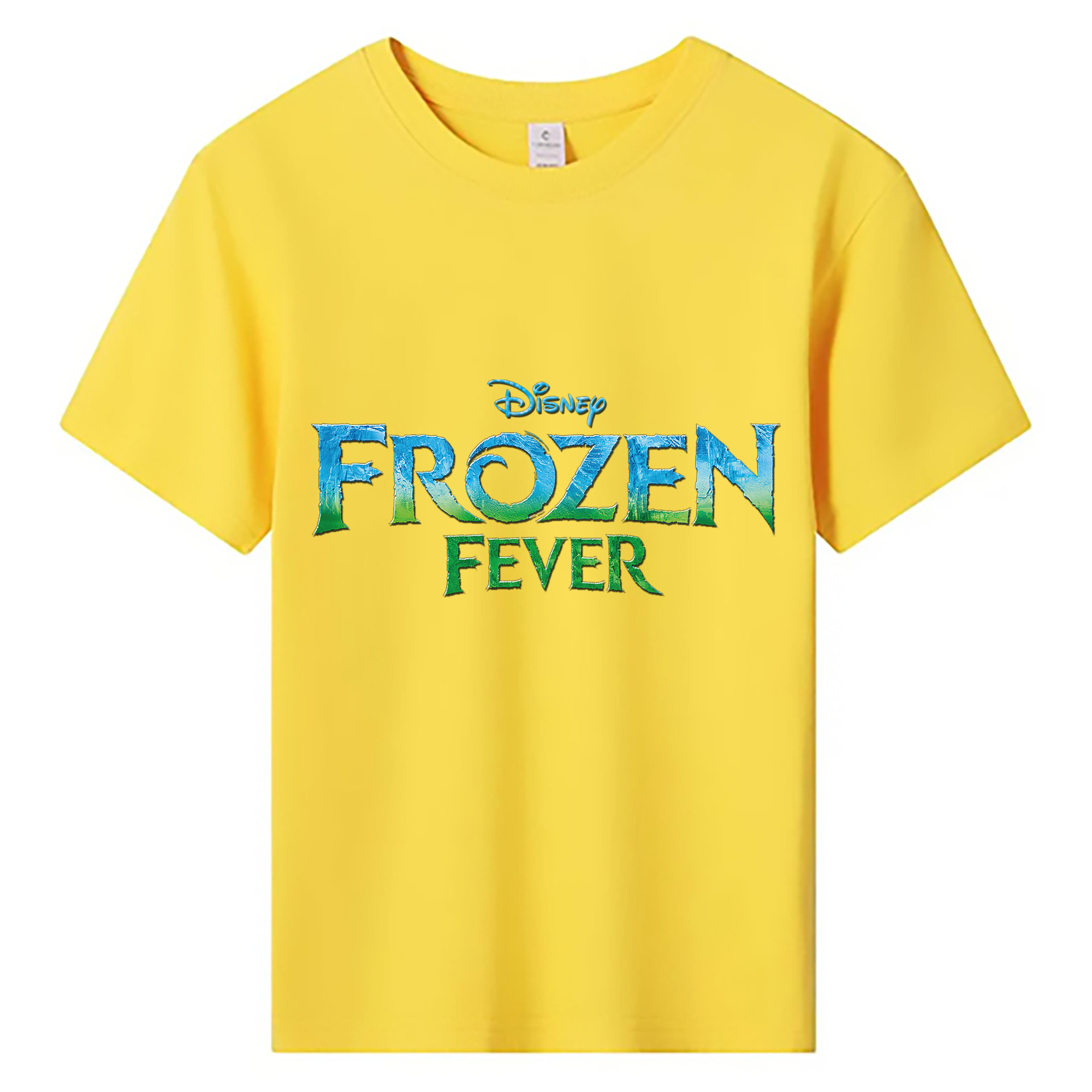 （画像用） アナと雪の女王 アンナ エルサ Frozen Anna Elsa 綿100％キッズTシャツ（フロントプリント）