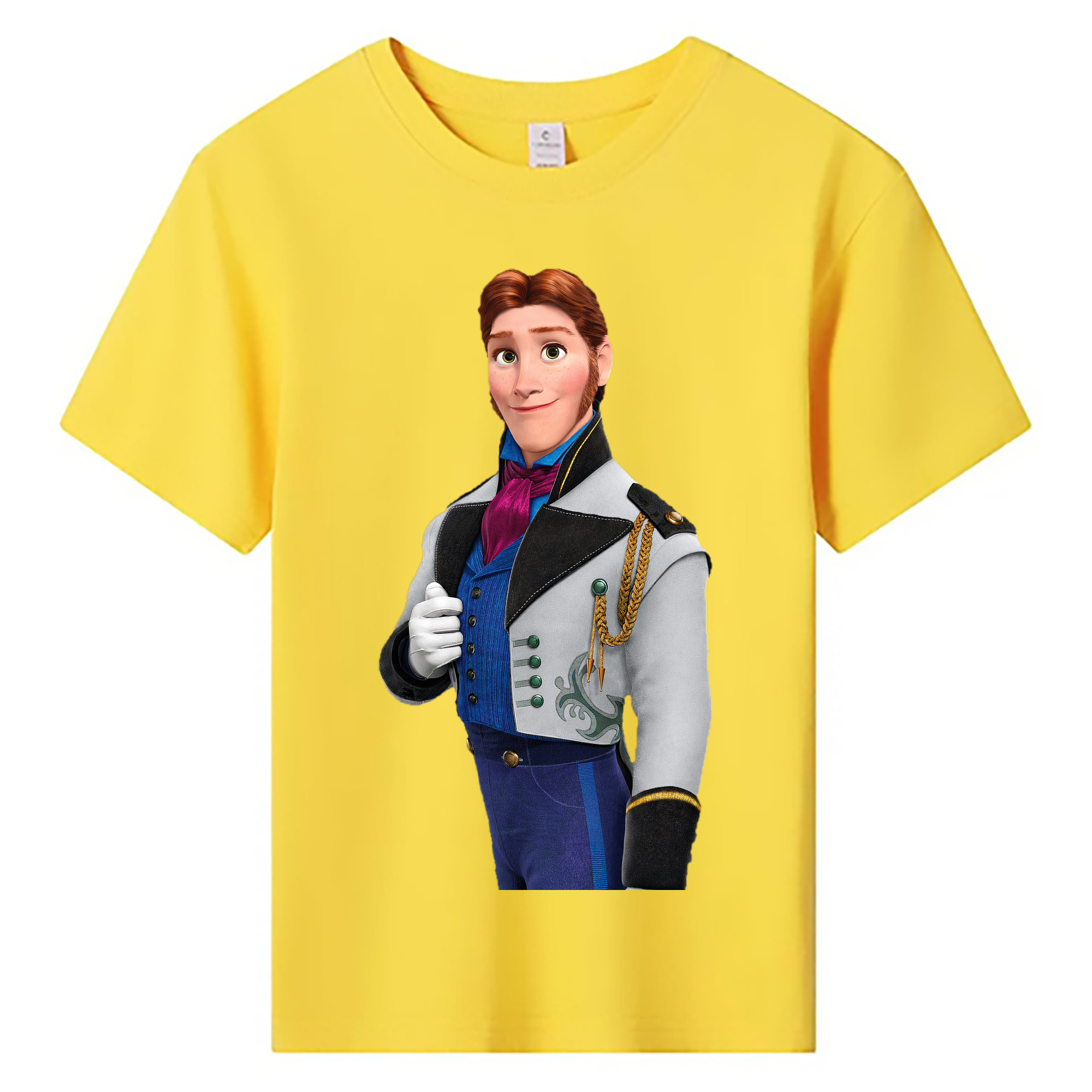 （画像用） アナと雪の女王 アンナ エルサ Frozen Anna Elsa 綿100％キッズTシャツ（フロントプリント）