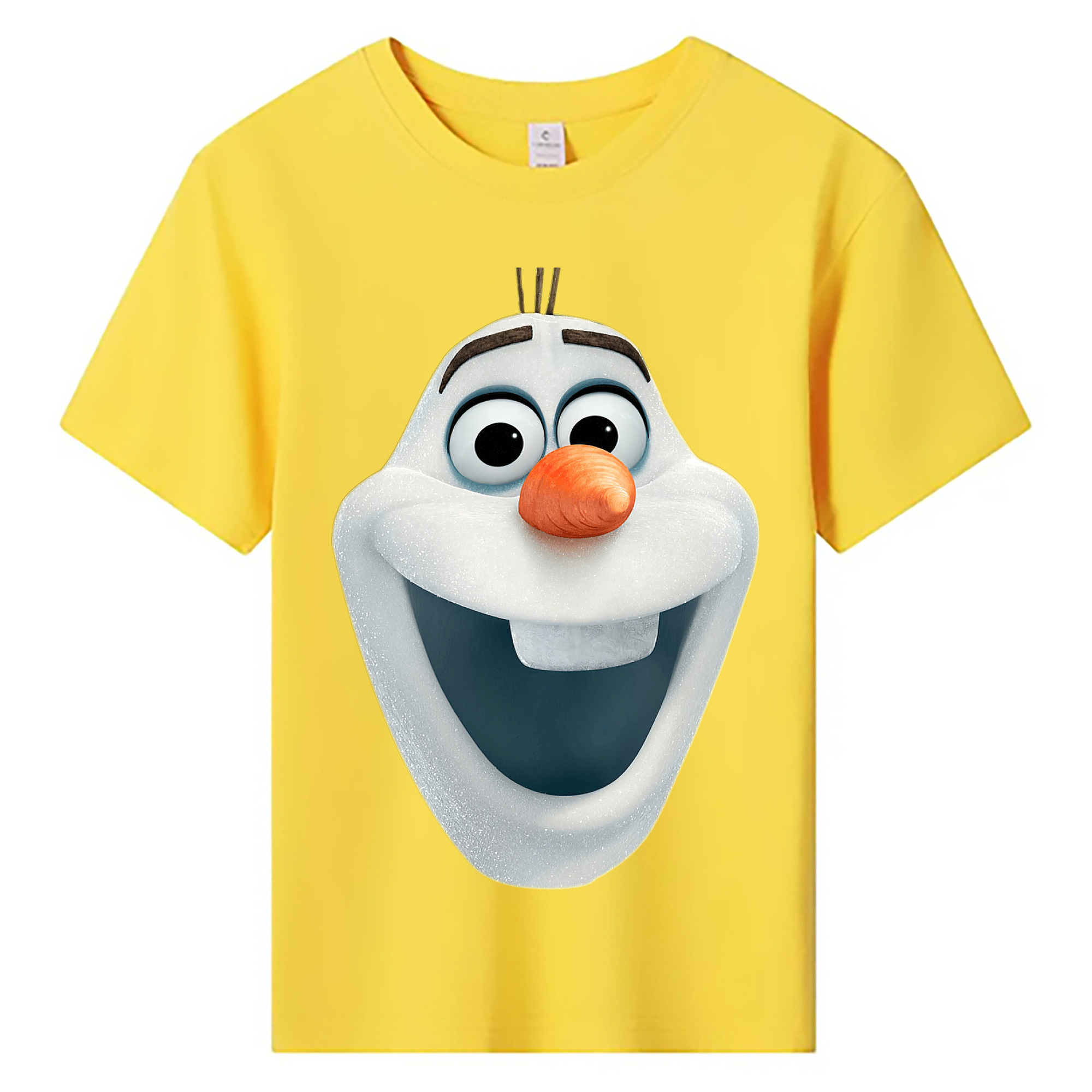 （画像用） アナと雪の女王 アンナ エルサ Frozen Anna Elsa 綿100％キッズTシャツ（フロントプリント）