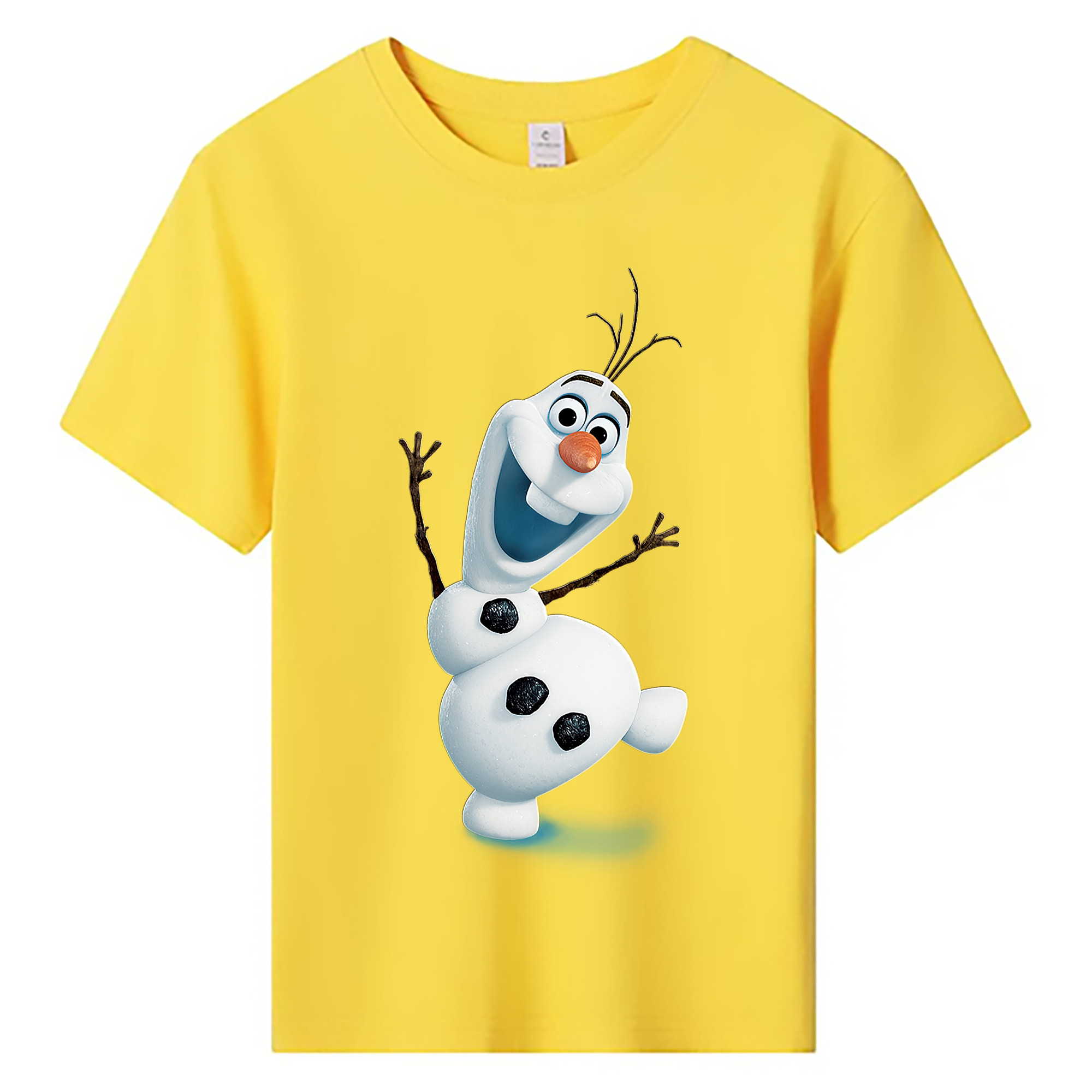 （画像用） アナと雪の女王 アンナ エルサ Frozen Anna Elsa 綿100％キッズTシャツ（フロントプリント）