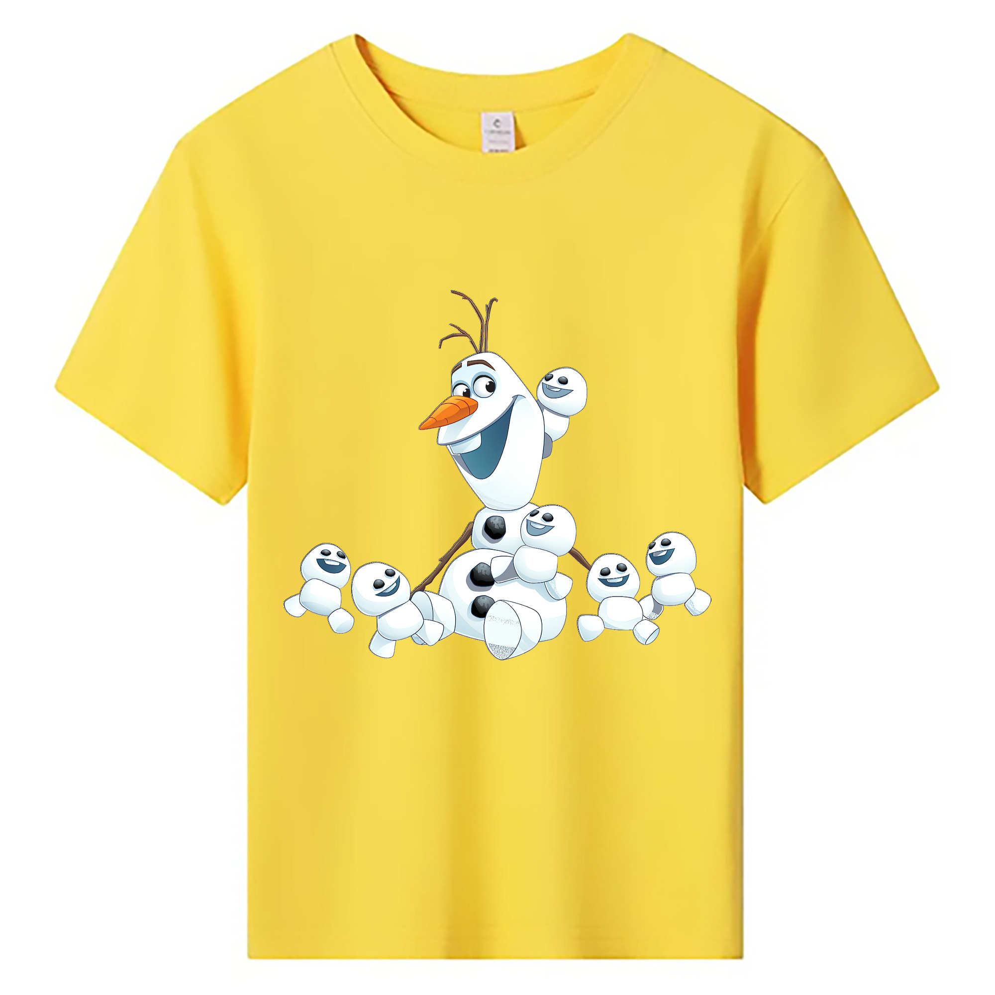 （画像用） アナと雪の女王 アンナ エルサ Frozen Anna Elsa 綿100％キッズTシャツ（フロントプリント）