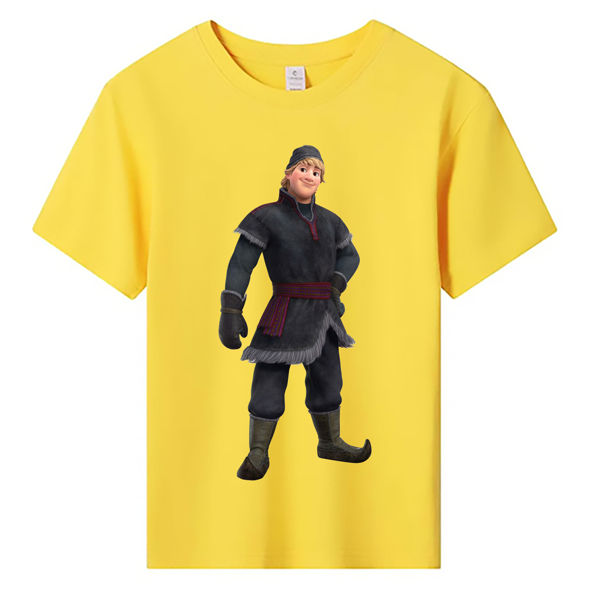 （画像用） アナと雪の女王 アンナ エルサ Frozen Anna Elsa 綿100％キッズTシャツ（フロントプリント）