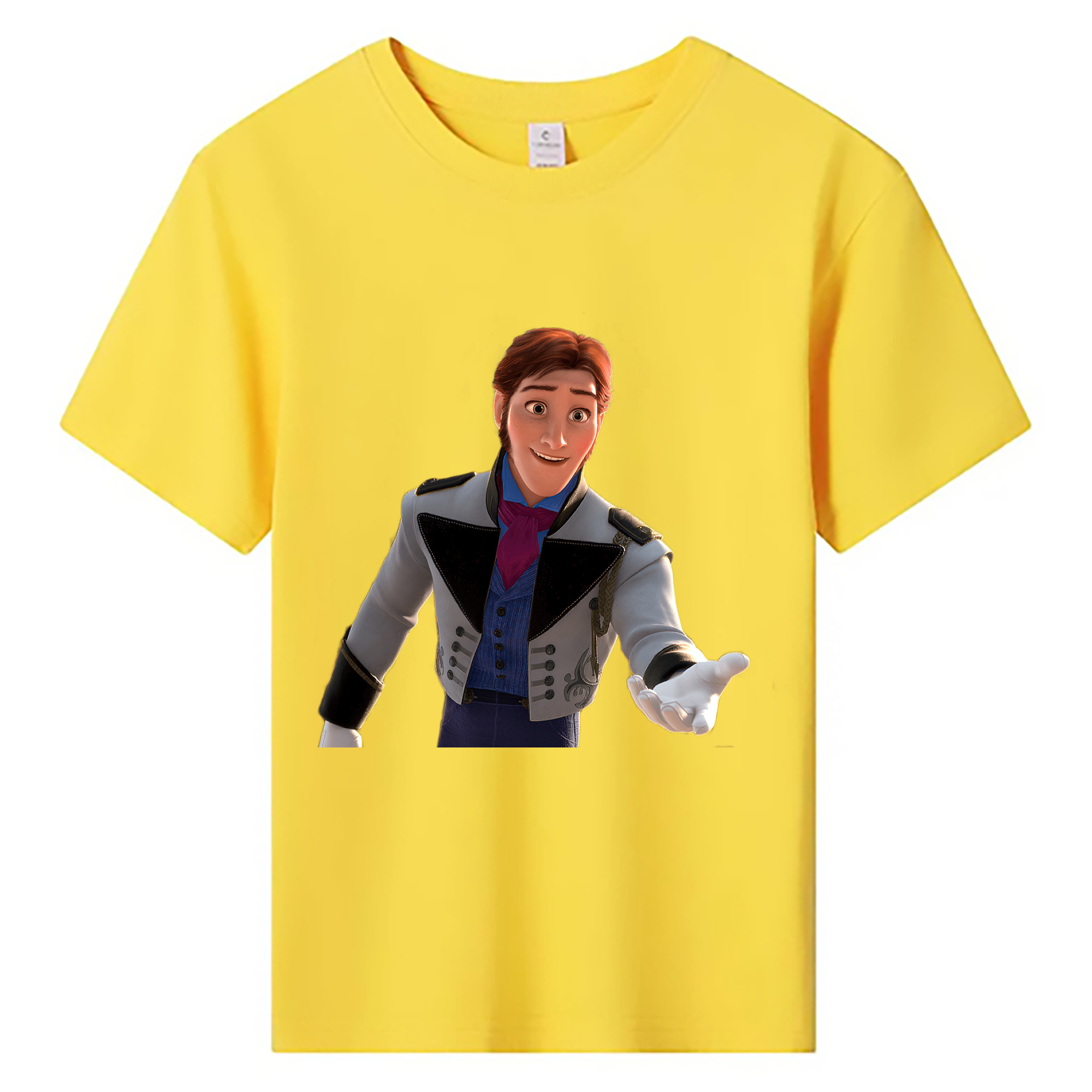 （画像用） アナと雪の女王 アンナ エルサ Frozen Anna Elsa 綿100％キッズTシャツ（フロントプリント）