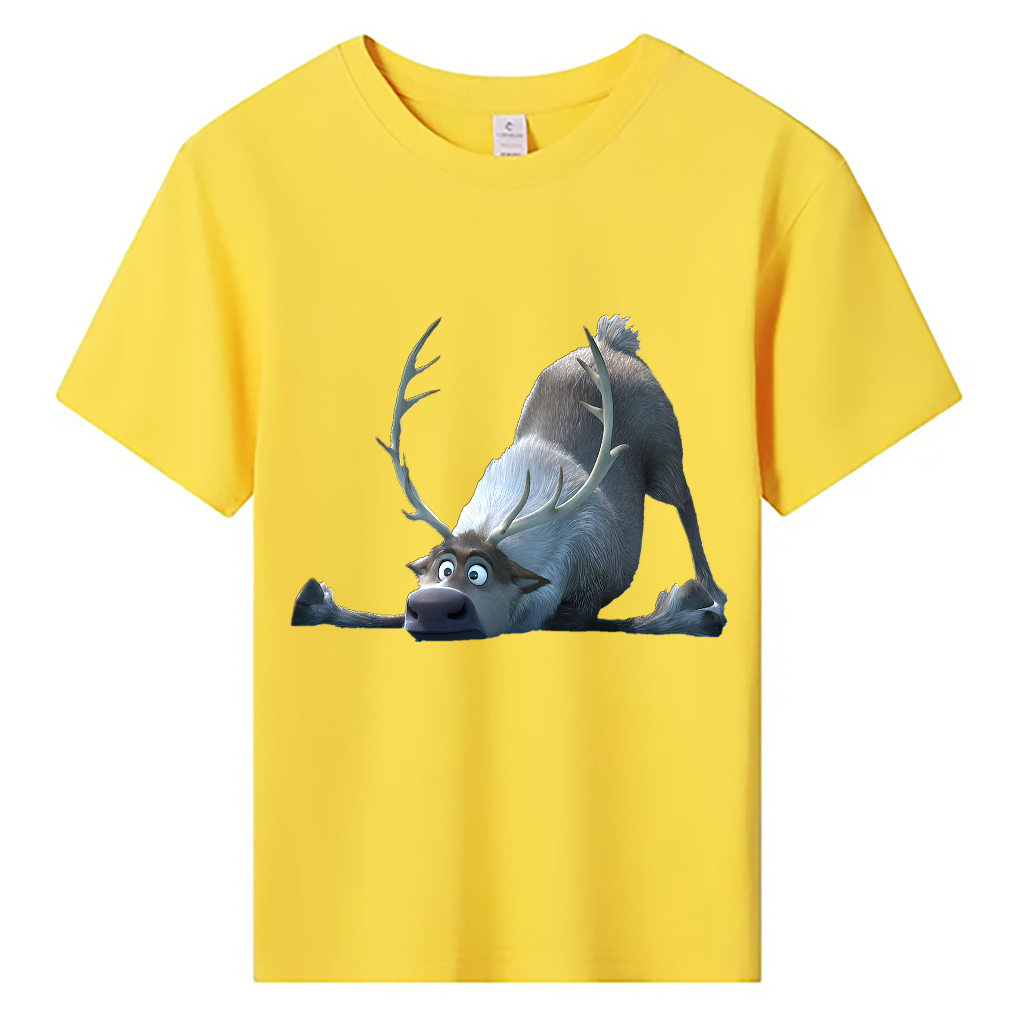 （画像用） アナと雪の女王 アンナ エルサ Frozen Anna Elsa 綿100％キッズTシャツ（フロントプリント）