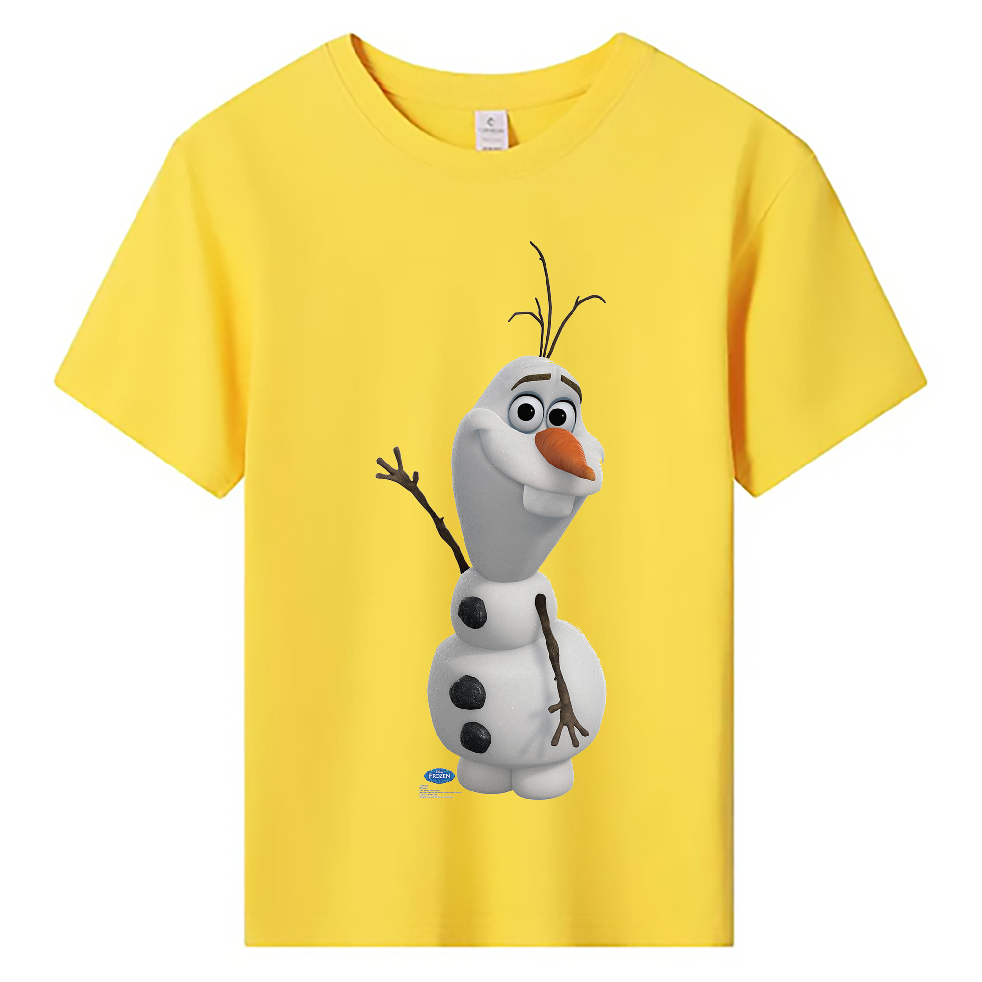 （画像用） アナと雪の女王 アンナ エルサ Frozen Anna Elsa 綿100％キッズTシャツ（フロントプリント）