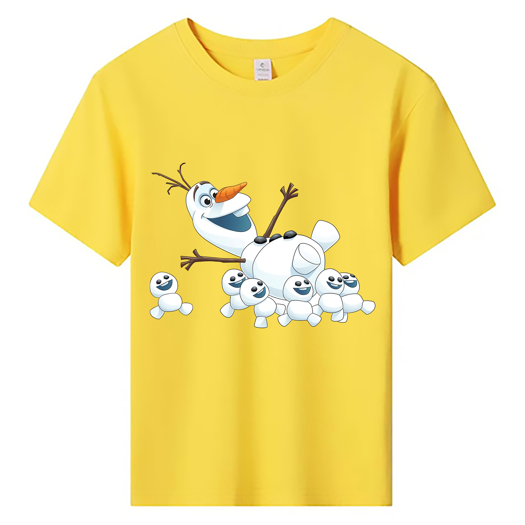 （画像用） アナと雪の女王 アンナ エルサ Frozen Anna Elsa 綿100％キッズTシャツ（フロントプリント）