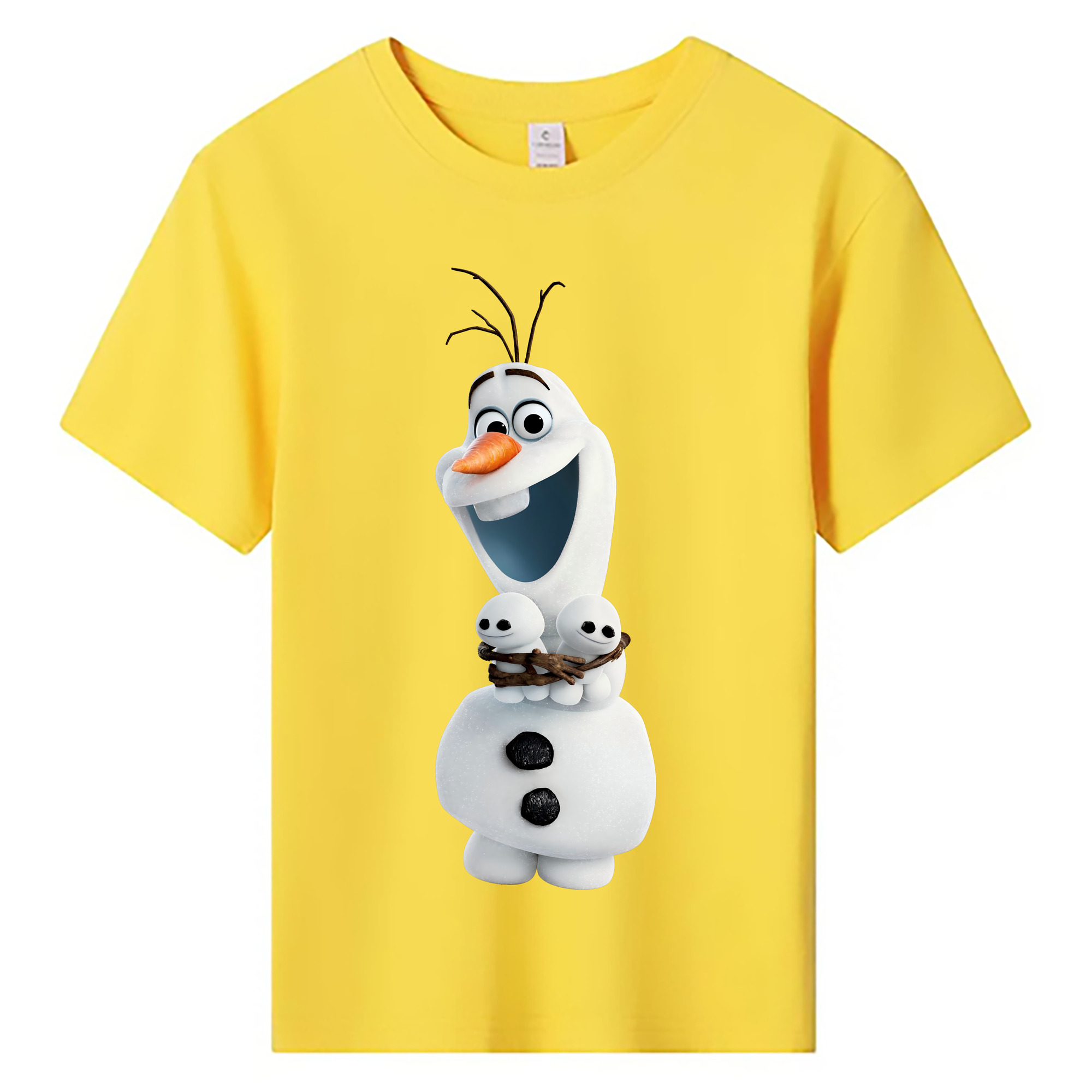 （画像用） アナと雪の女王 アンナ エルサ Frozen Anna Elsa 綿100％キッズTシャツ（フロントプリント）