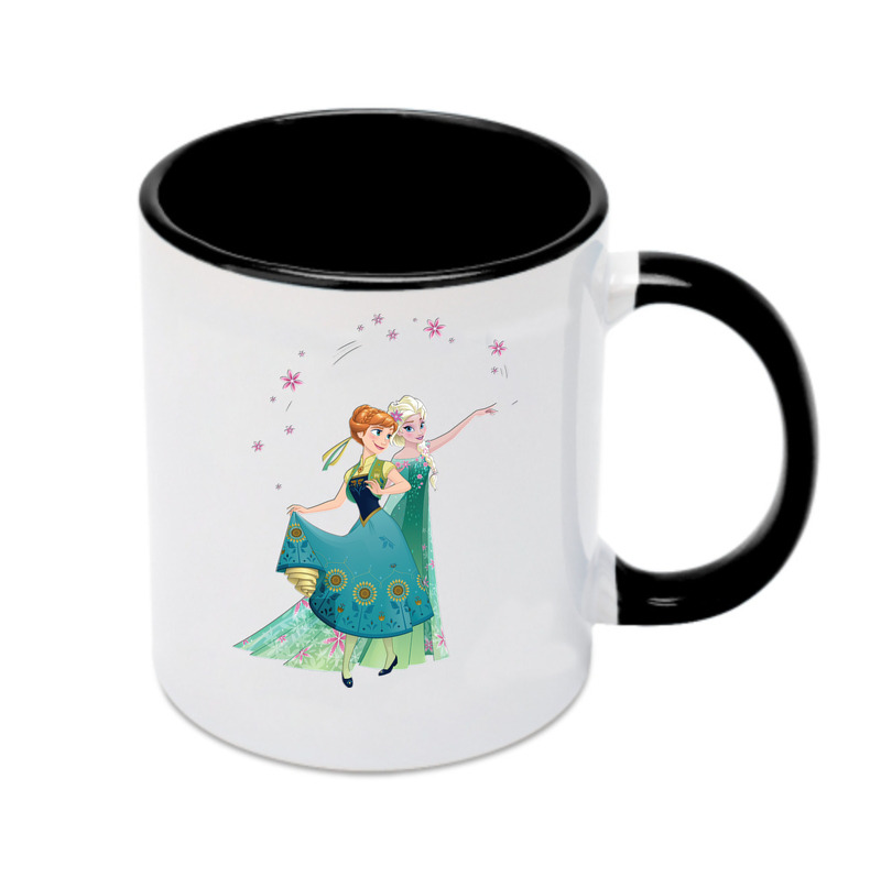 （画像用） アナと雪の女王 アンナ エルサ Frozen Anna Elsa カラーマグカップ
