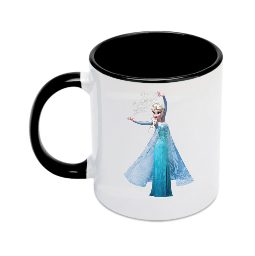 （画像用） アナと雪の女王 アンナ エルサ Frozen Anna Elsa カラーマグカップ
