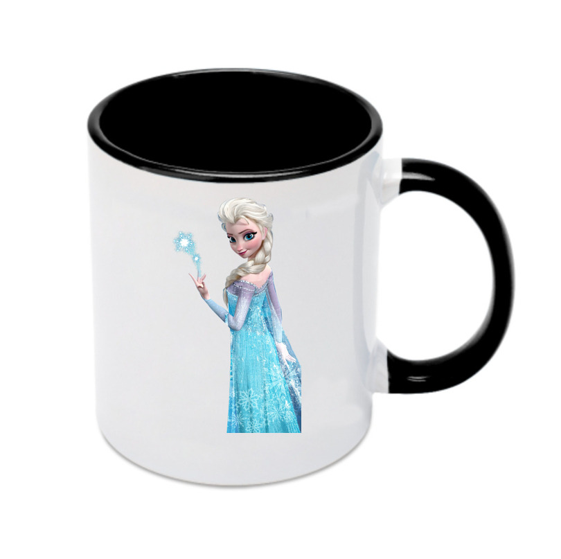 （画像用） アナと雪の女王 アンナ エルサ Frozen Anna Elsa カラーマグカップ