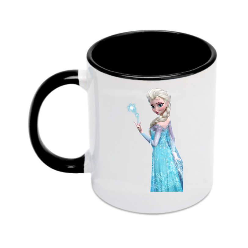 （画像用） アナと雪の女王 アンナ エルサ Frozen Anna Elsa カラーマグカップ
