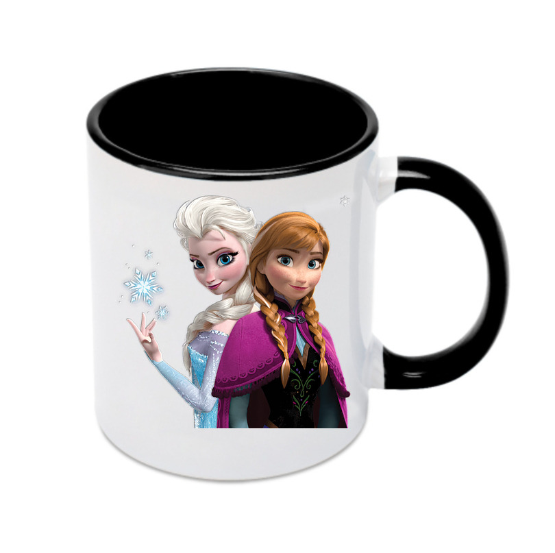 （画像用） アナと雪の女王 アンナ エルサ Frozen Anna Elsa カラーマグカップ