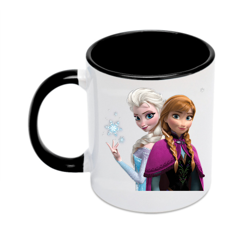 （画像用） アナと雪の女王 アンナ エルサ Frozen Anna Elsa カラーマグカップ