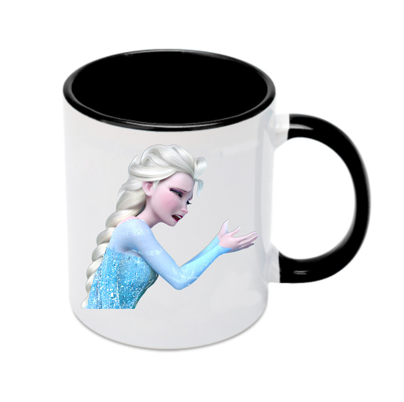 （画像用） アナと雪の女王 アンナ エルサ Frozen Anna Elsa カラーマグカップ
