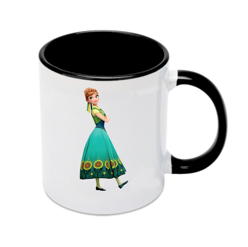 （画像用） アナと雪の女王 アンナ エルサ Frozen Anna Elsa カラーマグカップ