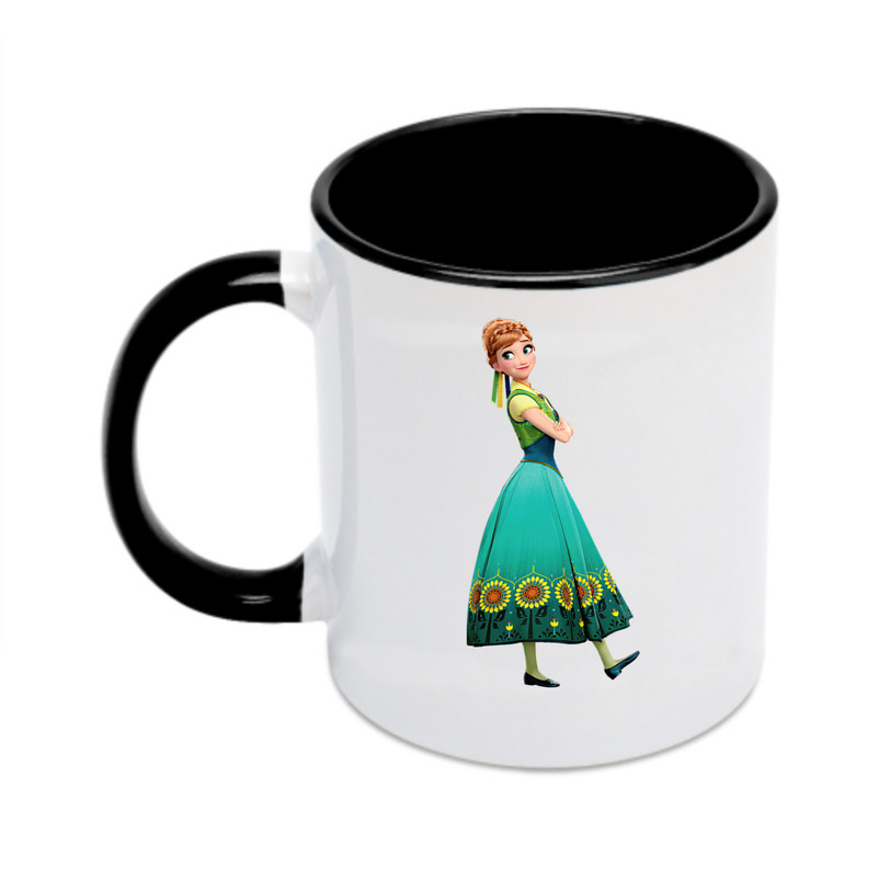 （画像用） アナと雪の女王 アンナ エルサ Frozen Anna Elsa カラーマグカップ