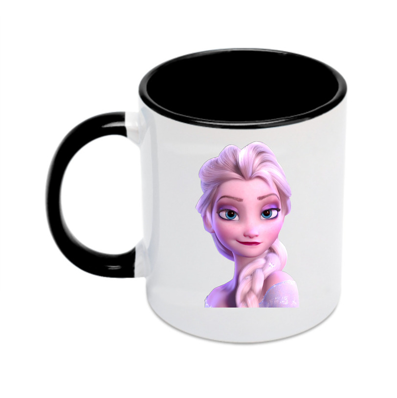 （画像用） アナと雪の女王 アンナ エルサ Frozen Anna Elsa カラーマグカップ