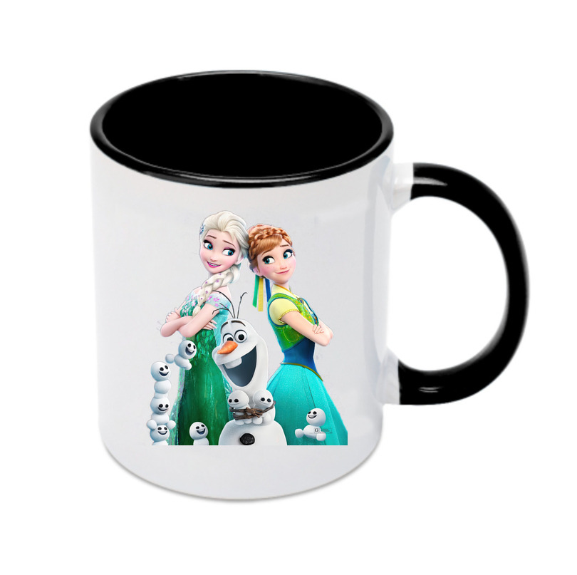 （画像用） アナと雪の女王 アンナ エルサ Frozen Anna Elsa カラーマグカップ