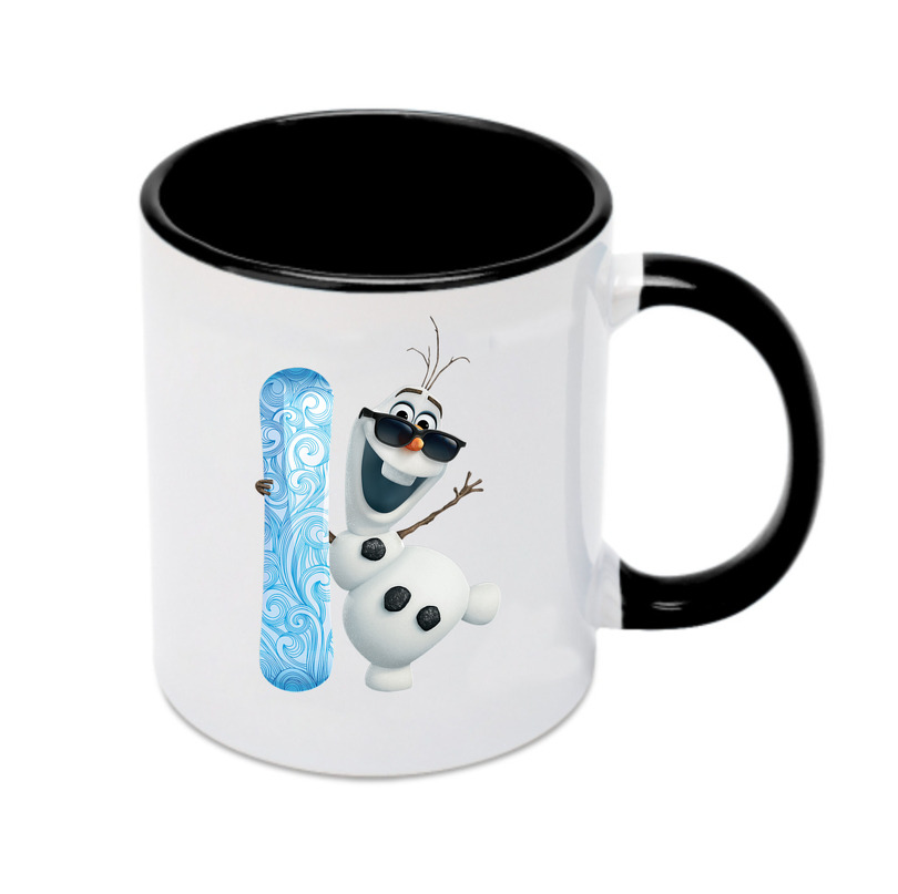 （画像用） アナと雪の女王 アンナ エルサ Frozen Anna Elsa カラーマグカップ