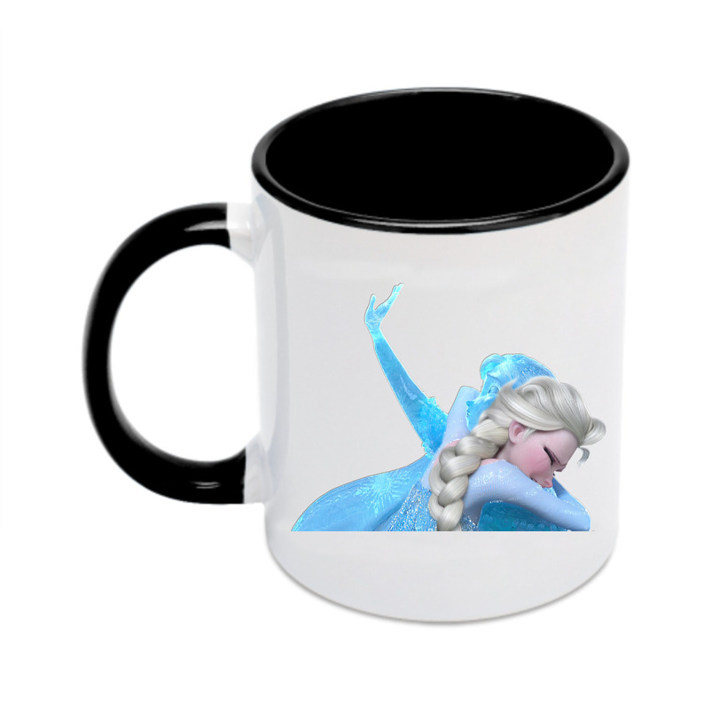 （画像用） アナと雪の女王 アンナ エルサ Frozen Anna Elsa カラーマグカップ