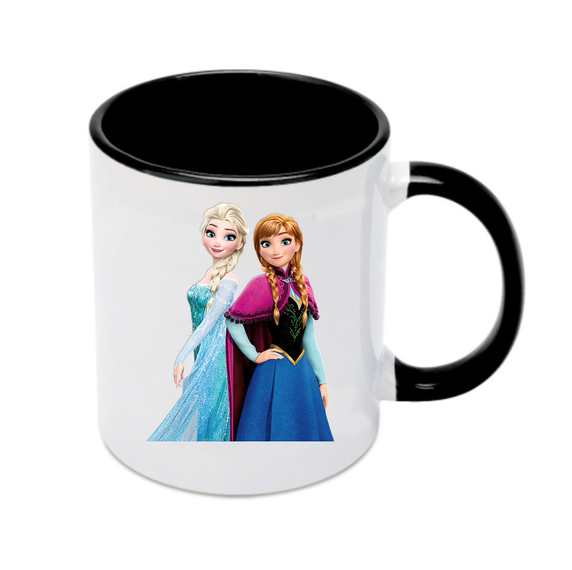 （画像用） アナと雪の女王 アンナ エルサ Frozen Anna Elsa カラーマグカップ