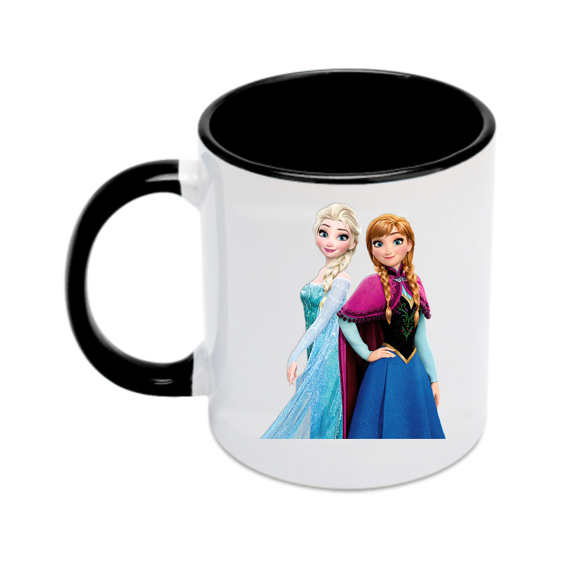 （画像用） アナと雪の女王 アンナ エルサ Frozen Anna Elsa カラーマグカップ