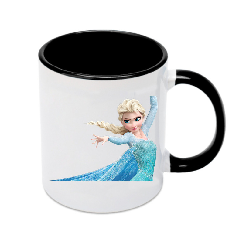 （画像用） アナと雪の女王 アンナ エルサ Frozen Anna Elsa カラーマグカップ