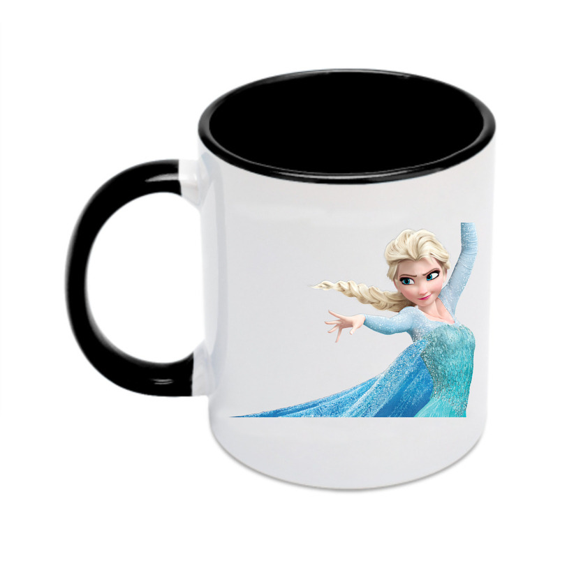 （画像用） アナと雪の女王 アンナ エルサ Frozen Anna Elsa カラーマグカップ