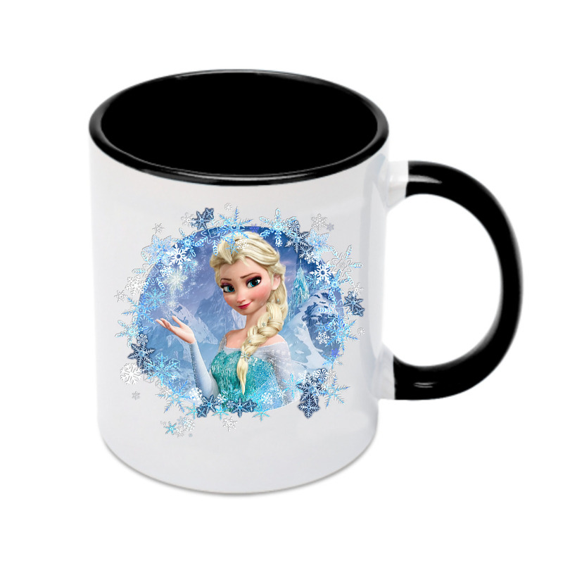 （画像用） アナと雪の女王 アンナ エルサ Frozen Anna Elsa カラーマグカップ