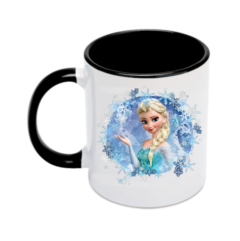 （画像用） アナと雪の女王 アンナ エルサ Frozen Anna Elsa カラーマグカップ