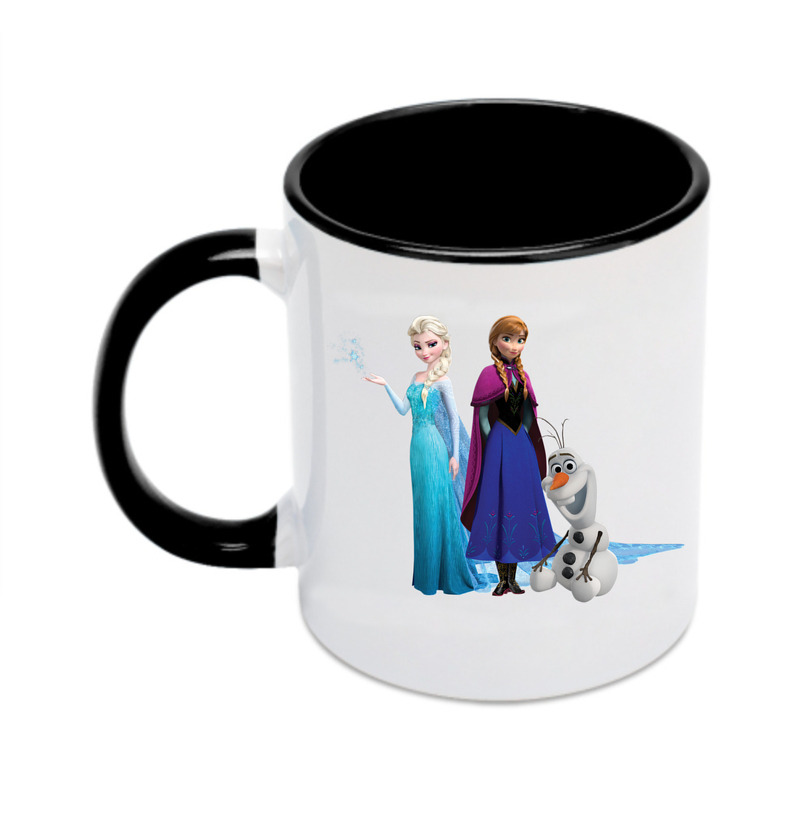 （画像用） アナと雪の女王 アンナ エルサ Frozen Anna Elsa カラーマグカップ