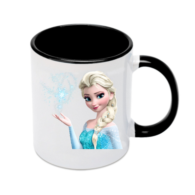 （画像用） アナと雪の女王 アンナ エルサ Frozen Anna Elsa カラーマグカップ