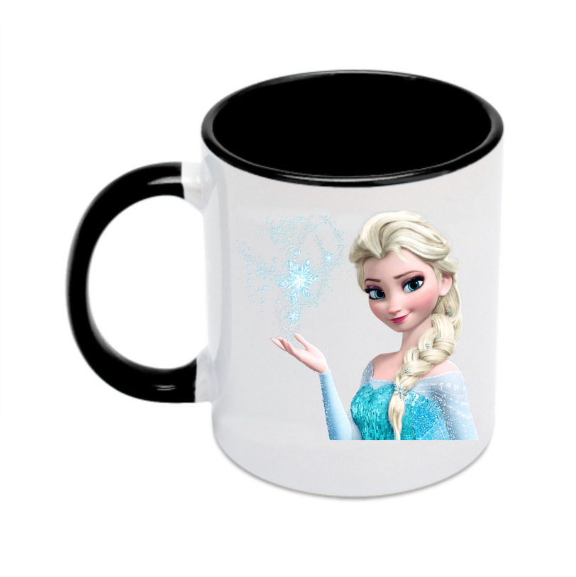 （画像用） アナと雪の女王 アンナ エルサ Frozen Anna Elsa カラーマグカップ