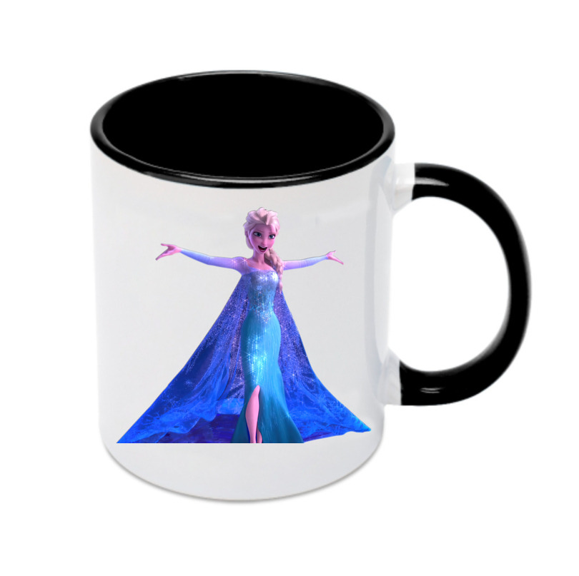 （画像用） アナと雪の女王 アンナ エルサ Frozen Anna Elsa カラーマグカップ