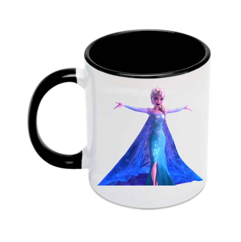 （画像用） アナと雪の女王 アンナ エルサ Frozen Anna Elsa カラーマグカップ