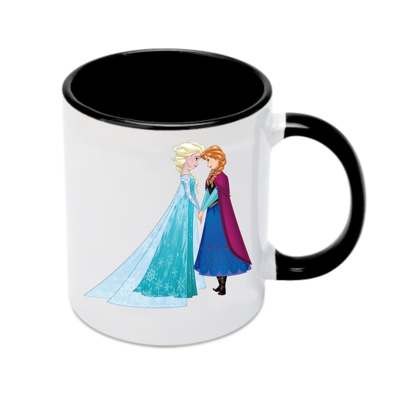 （画像用） アナと雪の女王 アンナ エルサ Frozen Anna Elsa カラーマグカップ