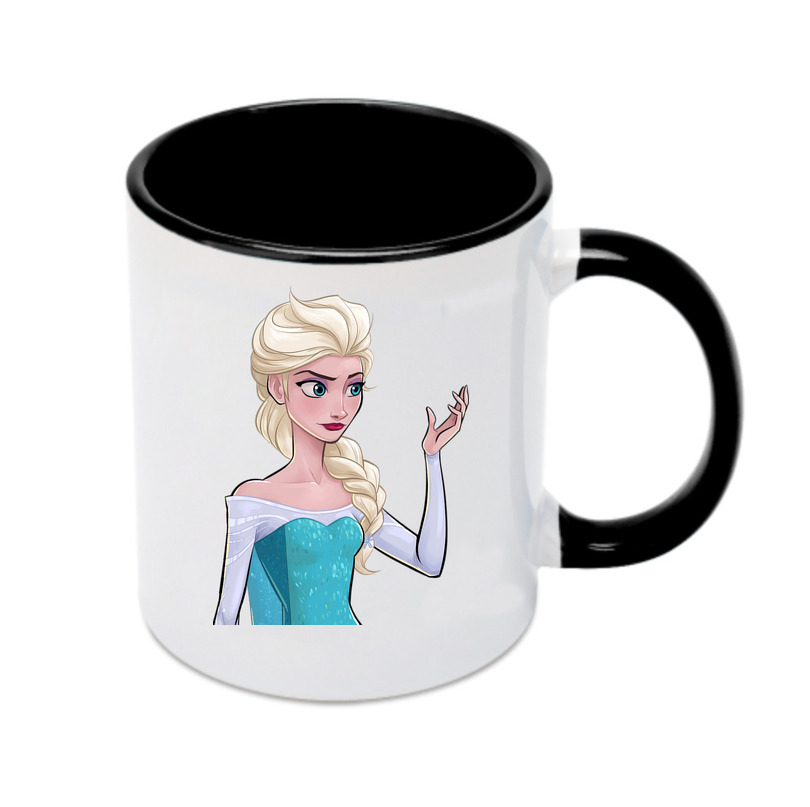 （画像用） アナと雪の女王 アンナ エルサ Frozen Anna Elsa カラーマグカップ