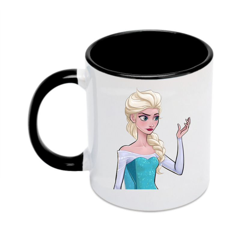 （画像用） アナと雪の女王 アンナ エルサ Frozen Anna Elsa カラーマグカップ