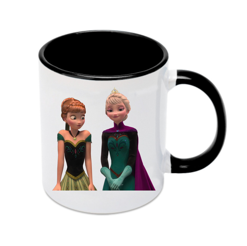 （画像用） アナと雪の女王 アンナ エルサ Frozen Anna Elsa カラーマグカップ
