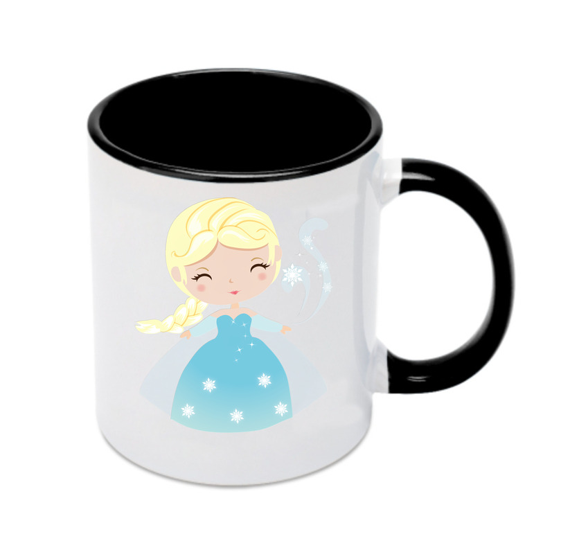 （画像用） アナと雪の女王 アンナ エルサ Frozen Anna Elsa カラーマグカップ