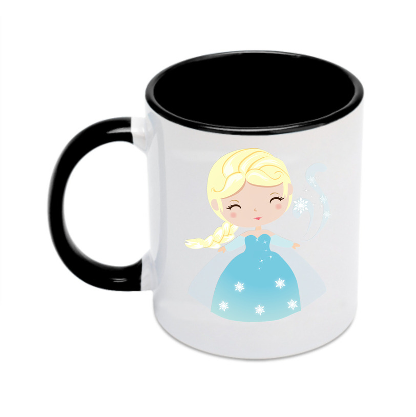 （画像用） アナと雪の女王 アンナ エルサ Frozen Anna Elsa カラーマグカップ