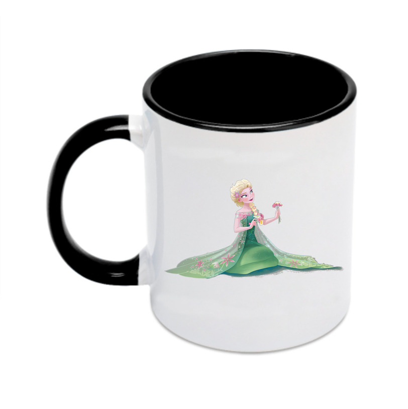 （画像用） アナと雪の女王 アンナ エルサ Frozen Anna Elsa カラーマグカップ