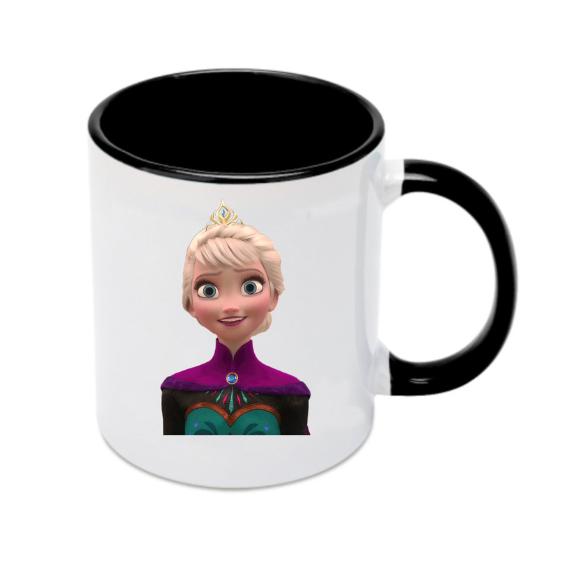 （画像用） アナと雪の女王 アンナ エルサ Frozen Anna Elsa カラーマグカップ