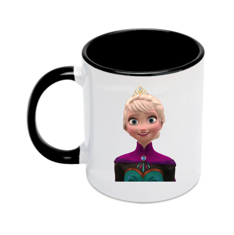 （画像用） アナと雪の女王 アンナ エルサ Frozen Anna Elsa カラーマグカップ
