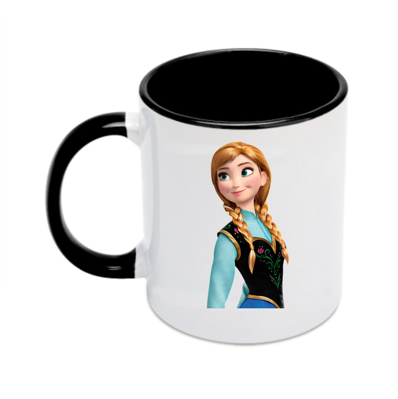 （画像用） アナと雪の女王 アンナ エルサ Frozen Anna Elsa カラーマグカップ