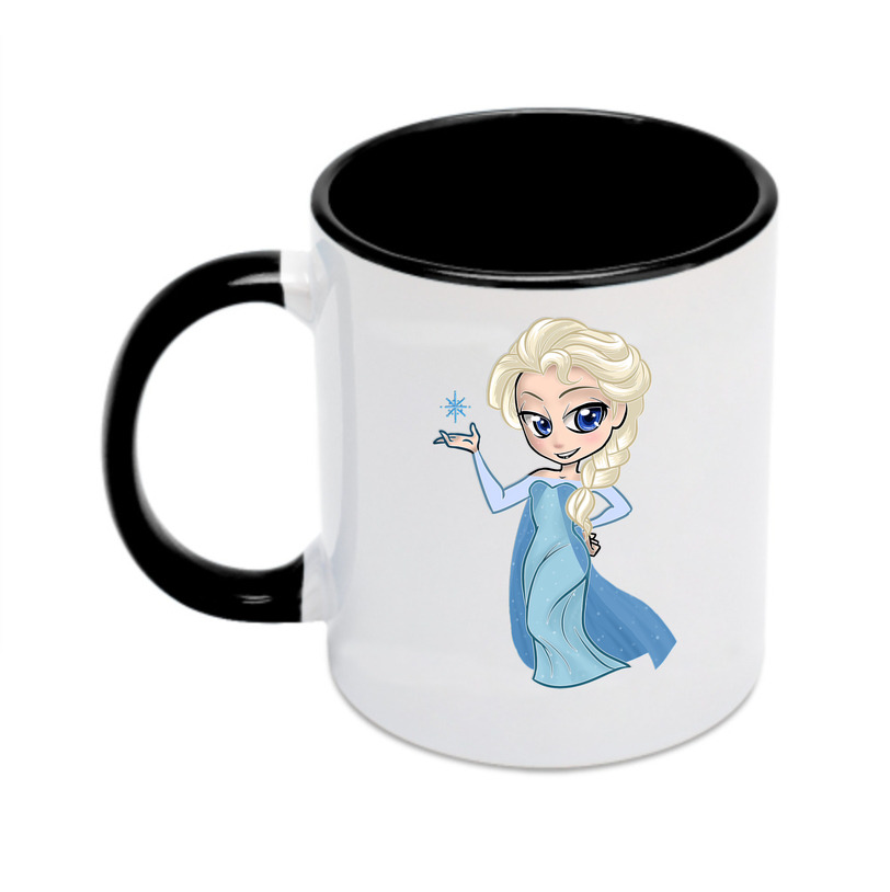 （画像用） アナと雪の女王 アンナ エルサ Frozen Anna Elsa カラーマグカップ