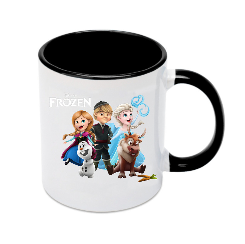 （画像用） アナと雪の女王 アンナ エルサ Frozen Anna Elsa カラーマグカップ