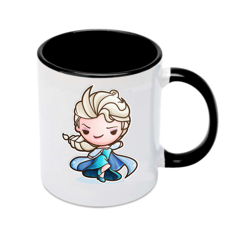 （画像用） アナと雪の女王 アンナ エルサ Frozen Anna Elsa カラーマグカップ